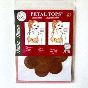 Petal Silicone Adhesive Reusable Petal Tops  ONE SIZE